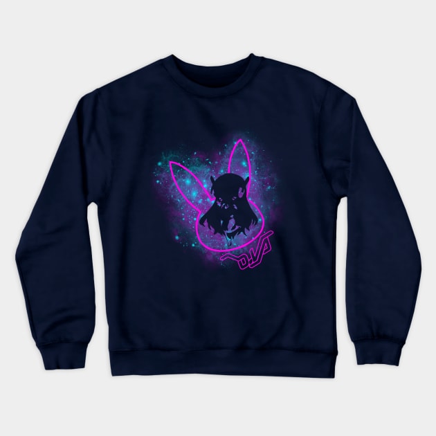 bunny power Crewneck Sweatshirt by puglove